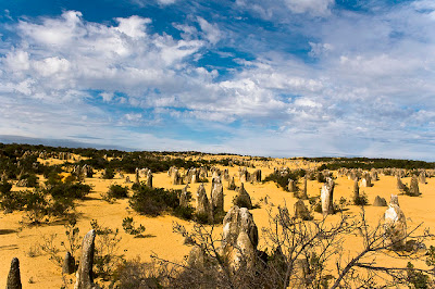 El extraño desierto de los Pináculos Australiano.
