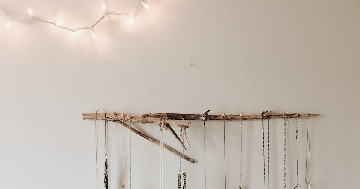 DIY Driftwood Necklace Hanger Laura Leigh K.