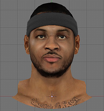 NBA 2K14 Carmelo Anthony Face Mod