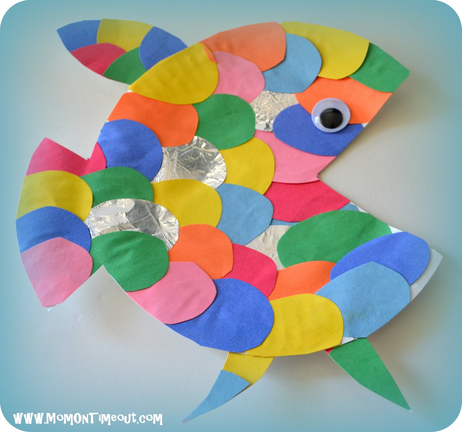 and plate Fish art toddlers Rainbow Book  Crafts, craft for The Activities, Snack Ideas and paper
