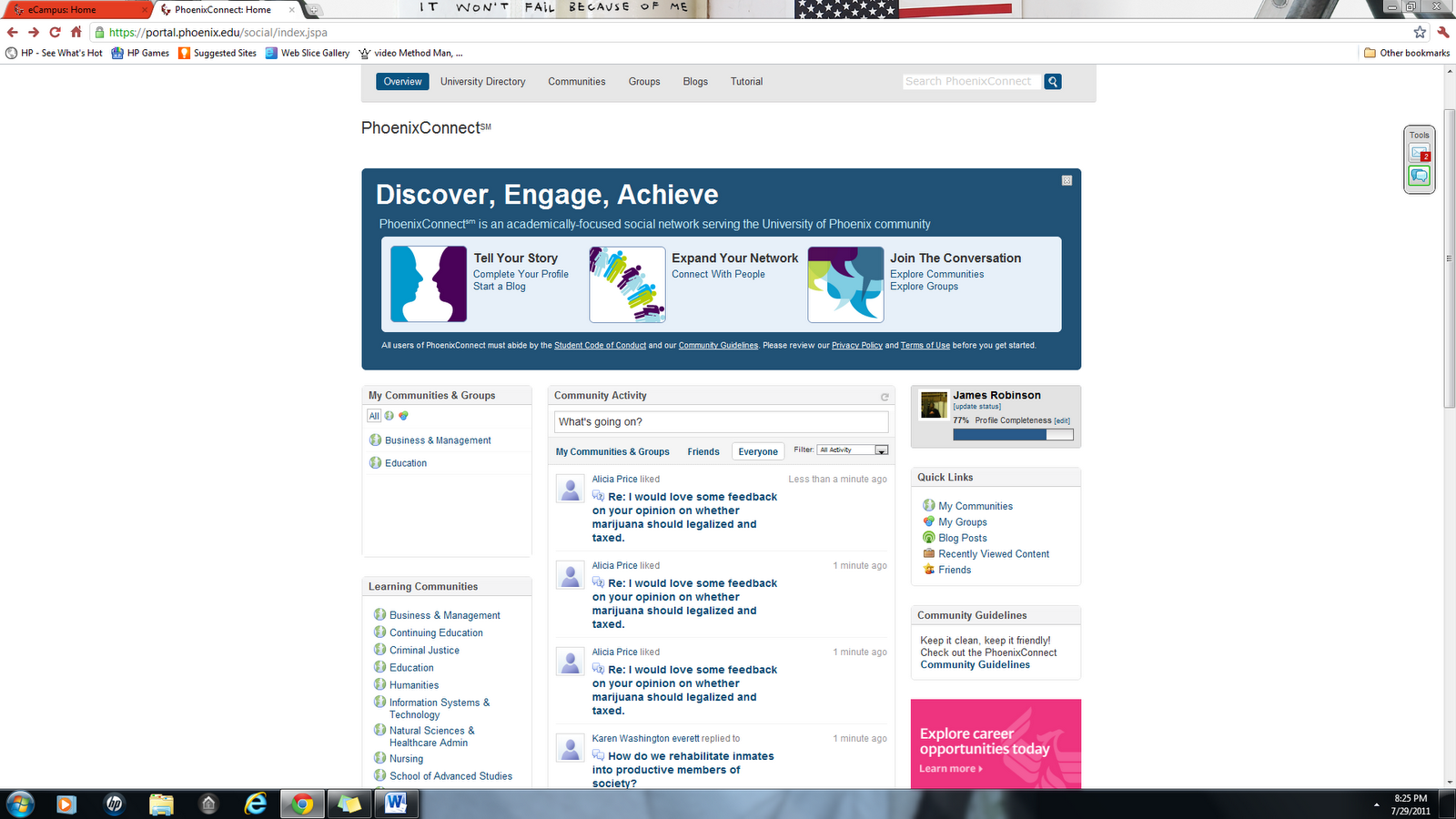 Managing Technologies: How does the University of Phoenix ...