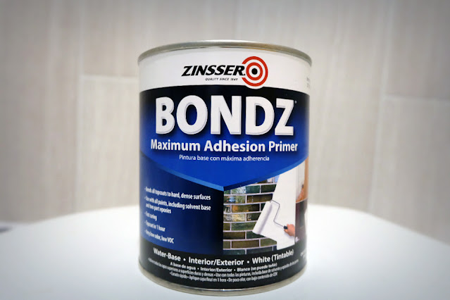 Bondz adhesion primer can for ceramic tile