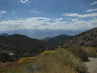 View of the Eastern Sierras from White Mountain Road, California