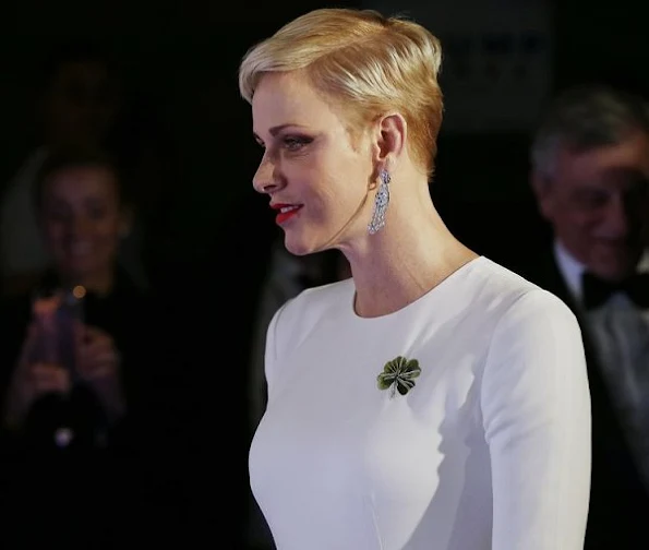 Princess Charlene of Monaco attended the 2016 Princess Grace awards gala at Cipriani 25 Broadway on October 24, 2016 in New York City