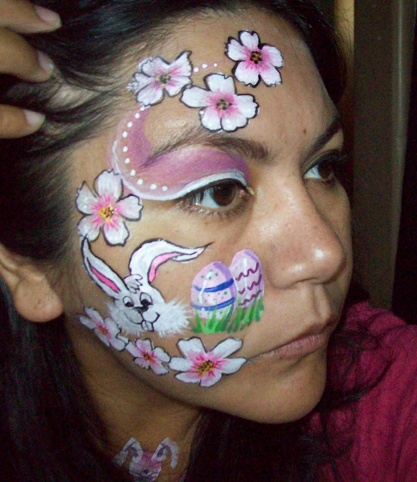 Easter step by step face painting