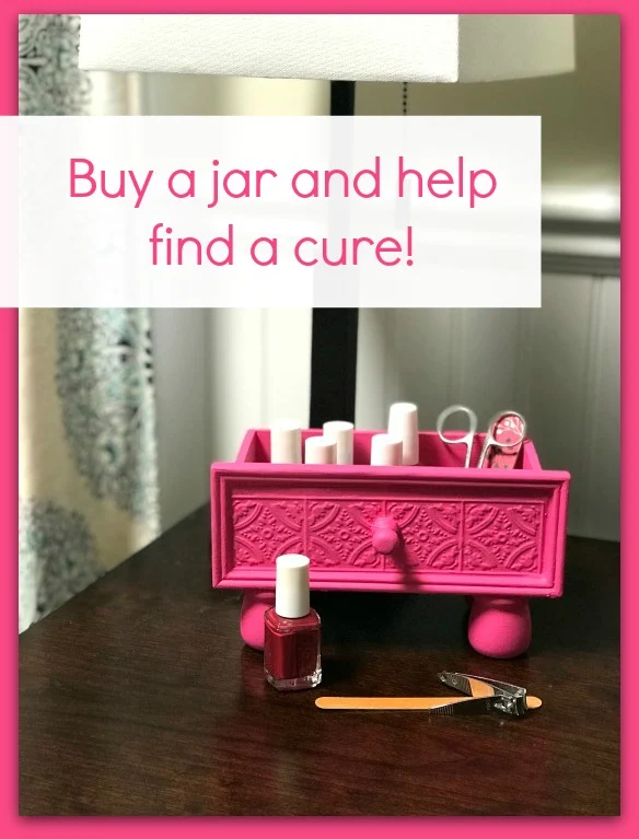 Repurposed Drawer Nail Polish Organizer for a Cure