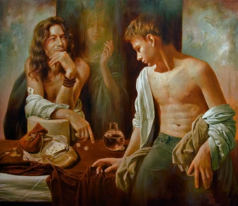 Valery Vetshteyn [Валерий Ветштейн] 1966 - Ukrainian Figurative painter