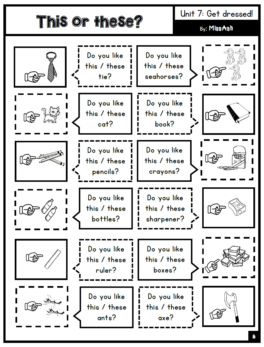 ASH THE TEACHER: YEAR 2 SUPPLEMENTARY WORKSHEETS (Unit 5 - 9)
