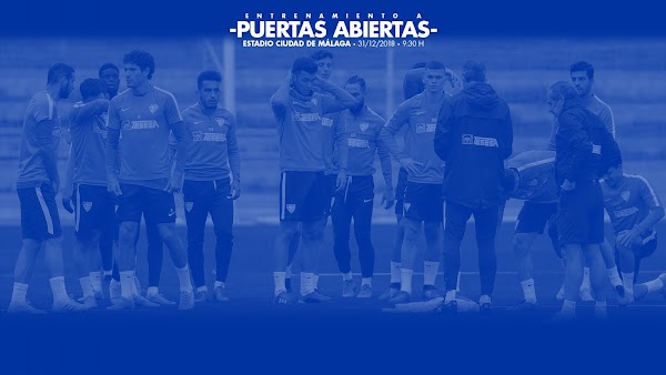 Málaga CF, la vuelta al trabajo será a puerta abierta