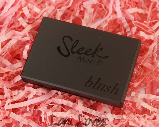 Sleek Rose Gold blush swatches & review