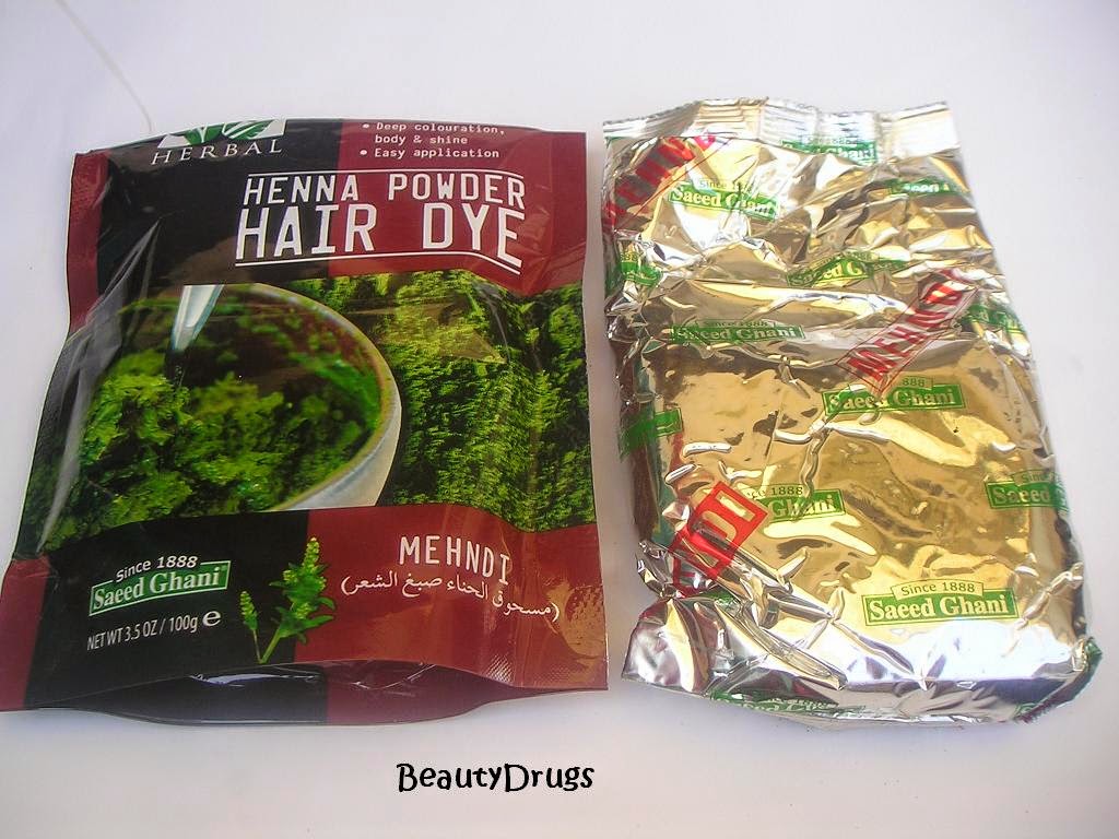 Beauty Drugs Saeed Ghani Heena Powder Hair Dye