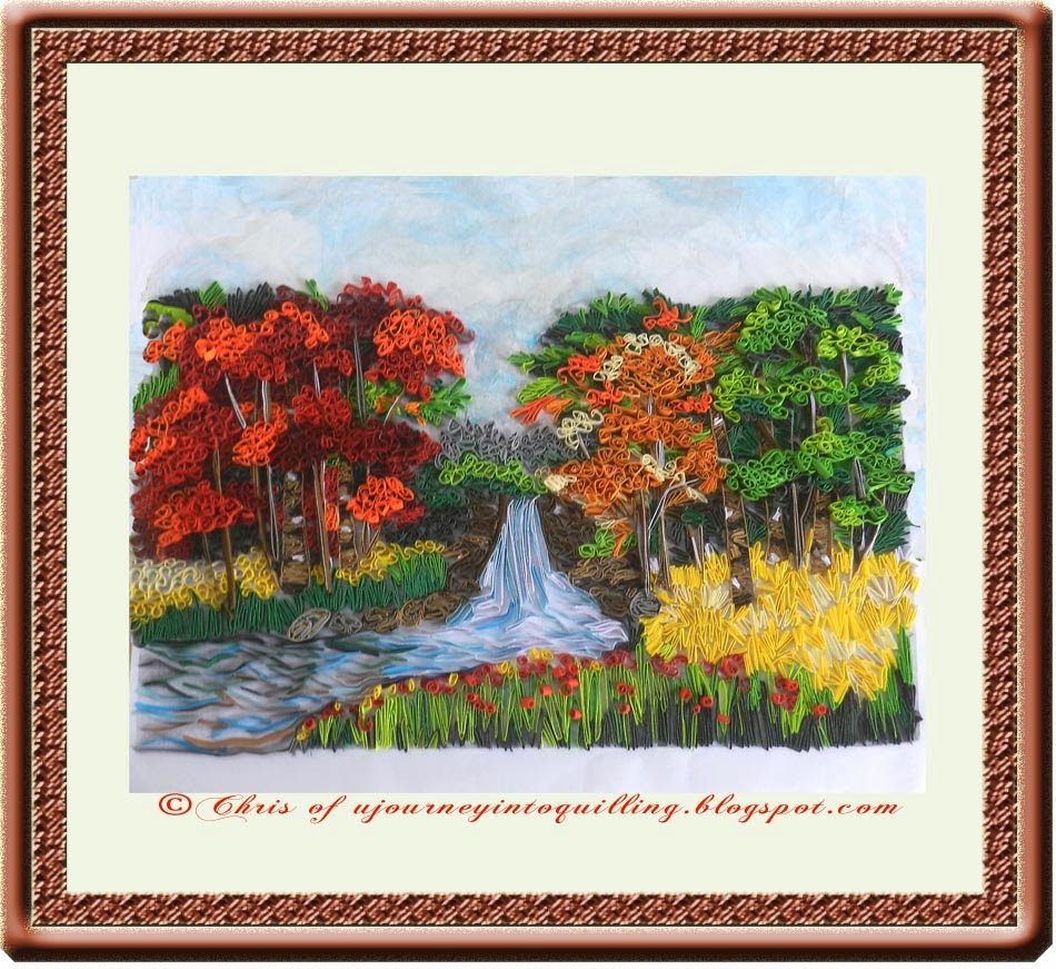 Painting about nature with explanation picture