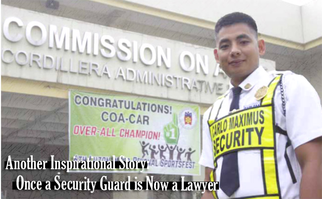 Another Inspirational Story: Once a Security Guard is Now a Lawyer Another Inspirational Story: Once a Security Guard is Now a Lawyer