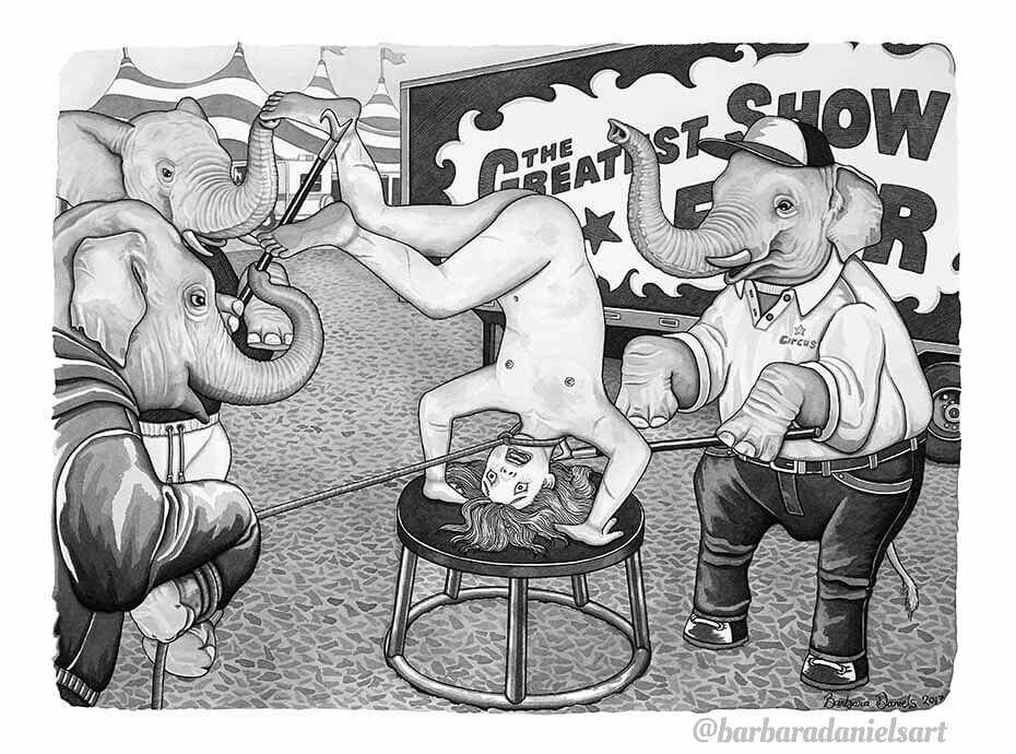 The Role Of Humans And Animals Is Reversed in These Parallel World Illustrations. The Outcome Is Terrifying! The Role Of Humans And Animals Is Reversed in These Parallel World Illustrations. The Outcome Is Terrifying!