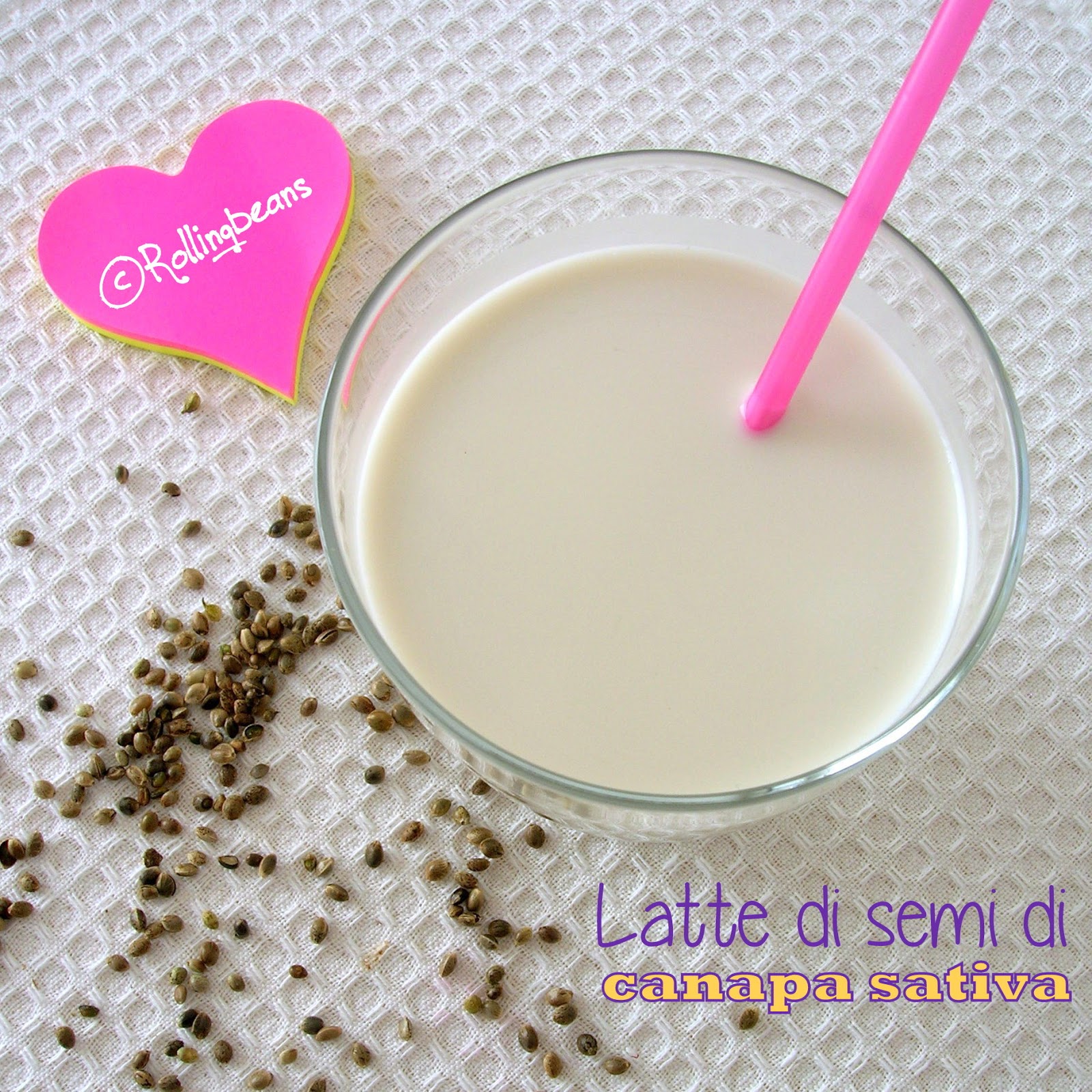 come fare il latte di semi di canapa (hemp milk)