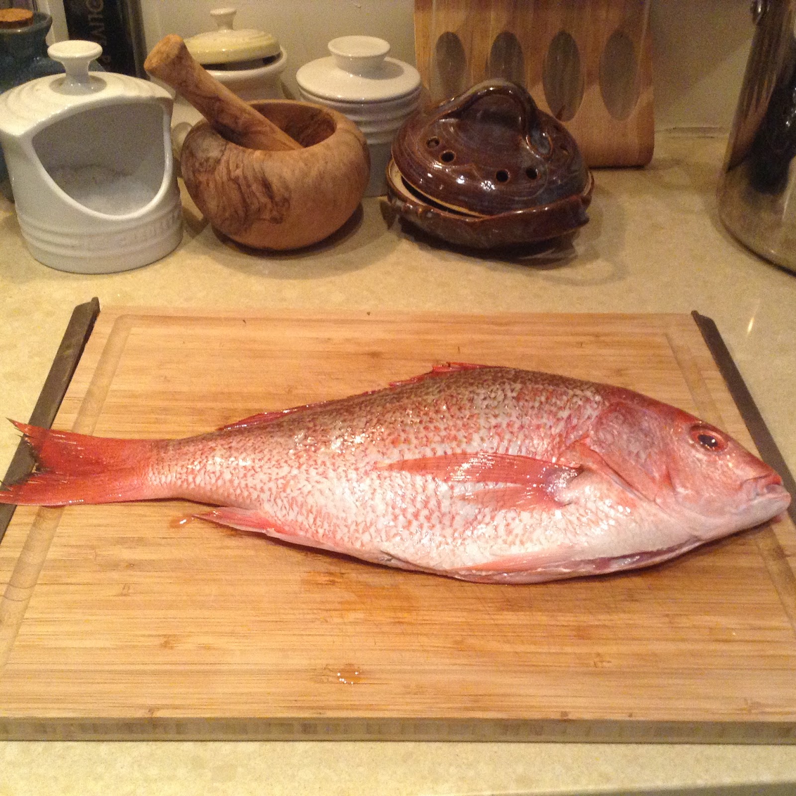 Our Little Green Kitchen: ATLANTIC FISH COOKED IN MEDITERRANEAN WAY