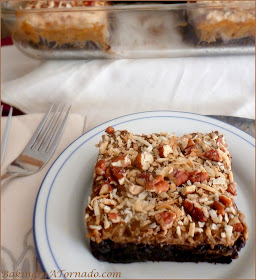 German Chocolate Brownies, the flavors of a German Chocolate Cake, along with a few surprise flavors, interpreted into brownie form.| Recipe developed by www.BakingInATornado.com | #recipe #chocolate #dessert