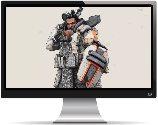 Apex Legends Gibraltar Artwork - Fond d'écran en Full HD 1080p