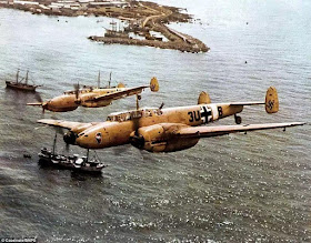 Bf 110s color photos of World War II worldwartwo.filminspector.com