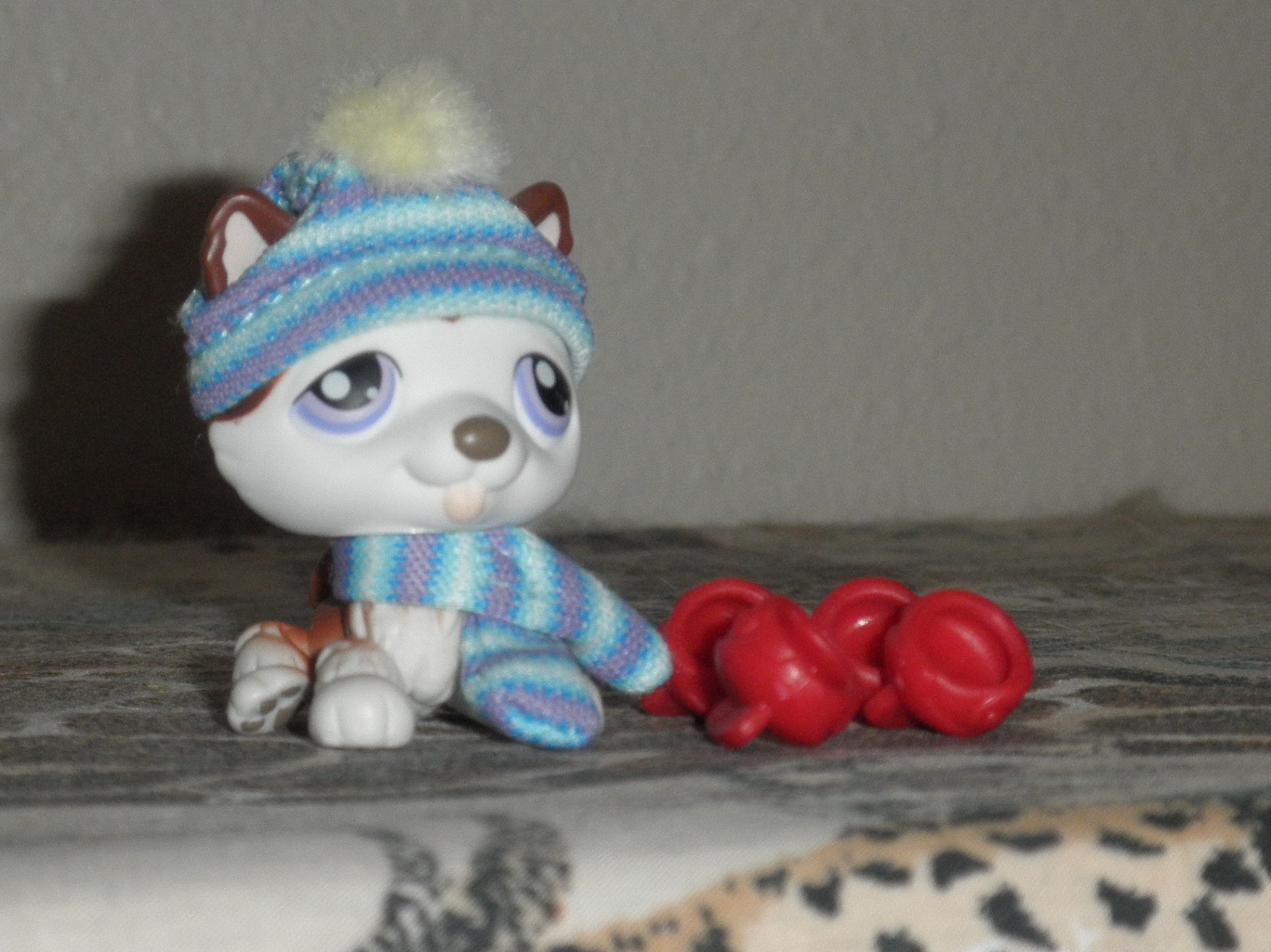 Littlest Pet Shop LPS Chien Husky #427 - Figurine Collection - Occasion