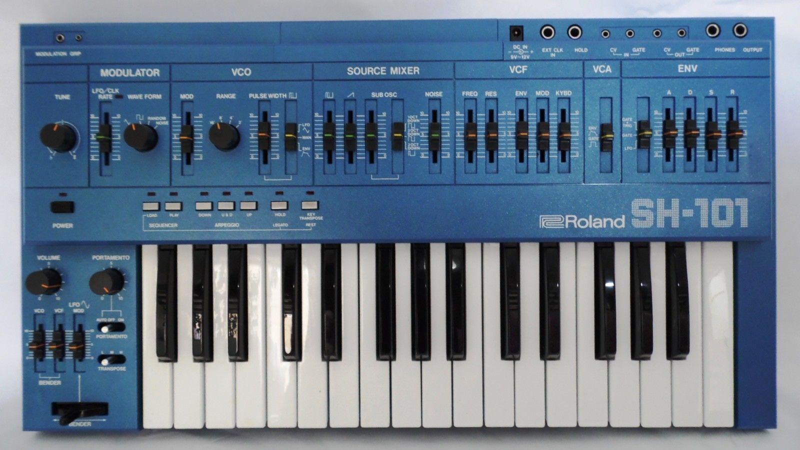 MATRIXSYNTH New, Never Sold Dealer Display Roland SH101 Blue Model