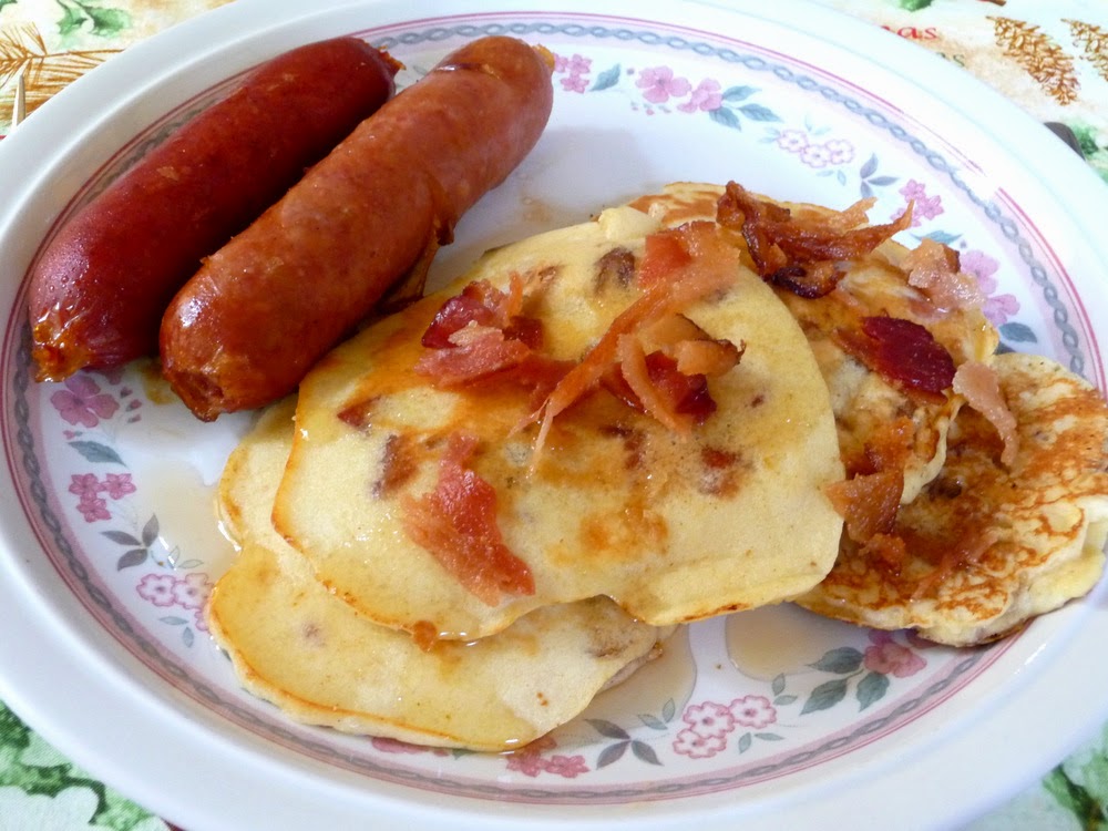 CANDIED BACON PANCAKES