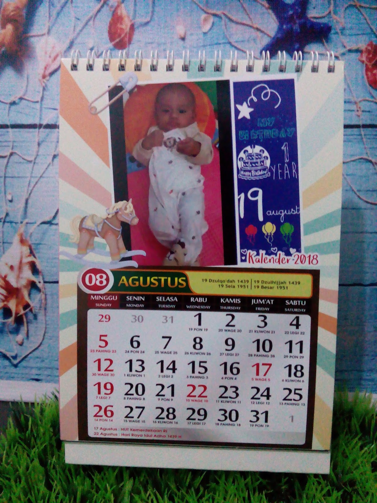 Kalender Duduk / Kalender Meja / Kalender Lucu