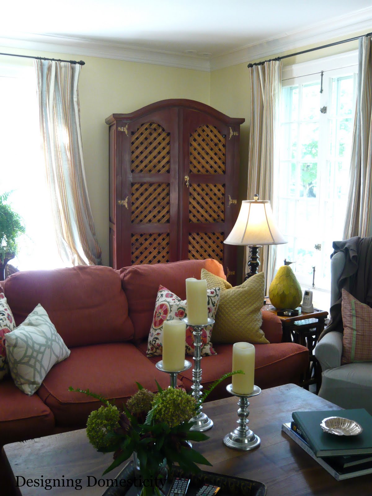 Designing Domesticity Living Room Armoire It's Done!