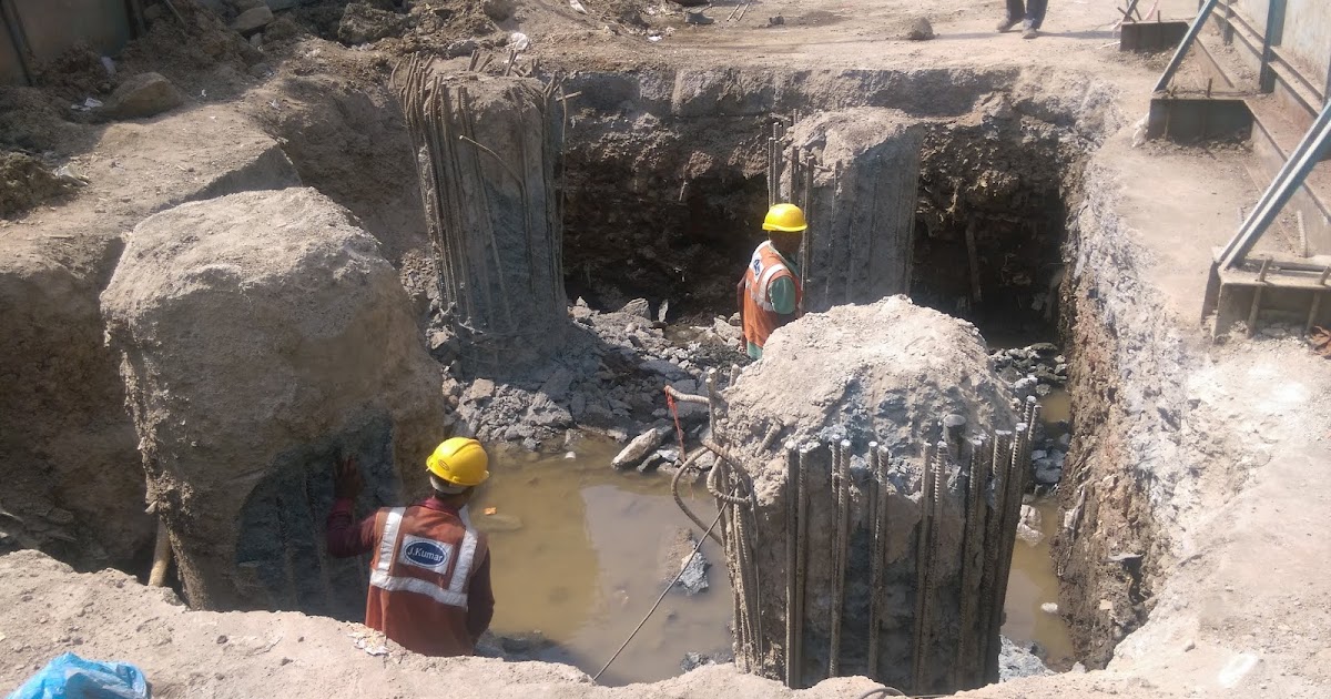 Pile Cap In Metro Construction of Deep Foundation