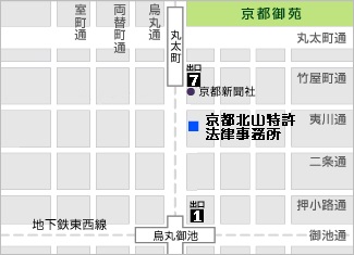 事務所の地図