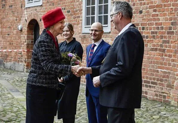 Princess Benedikte opened a new exhibition called 100 years with Denmark - Southern Jutland since the reunification at Jutland Museum