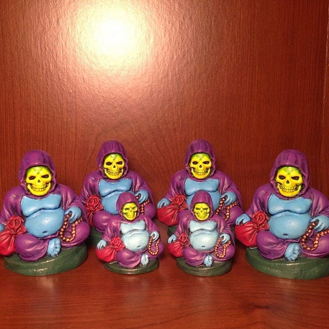 ETC Toys x Kevin Watts Painted “BuddhaTor” Masters of the Universe Buddha Resin Figures