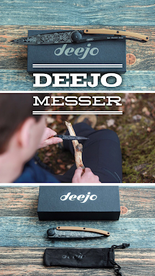 Deejo Messer | Taschenmesser | Leichtgewichtsmesser | Gear Review | Messer Test + Packlisten Equipment 2016 | Outdoor Blog und Wanderportal