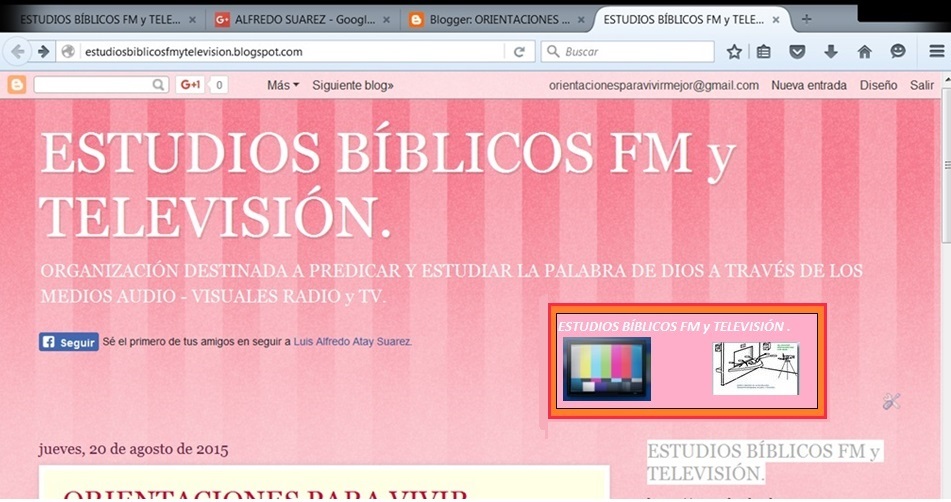 ESTUDIOS BÍBLICOS FM y TELEVISIÓN.