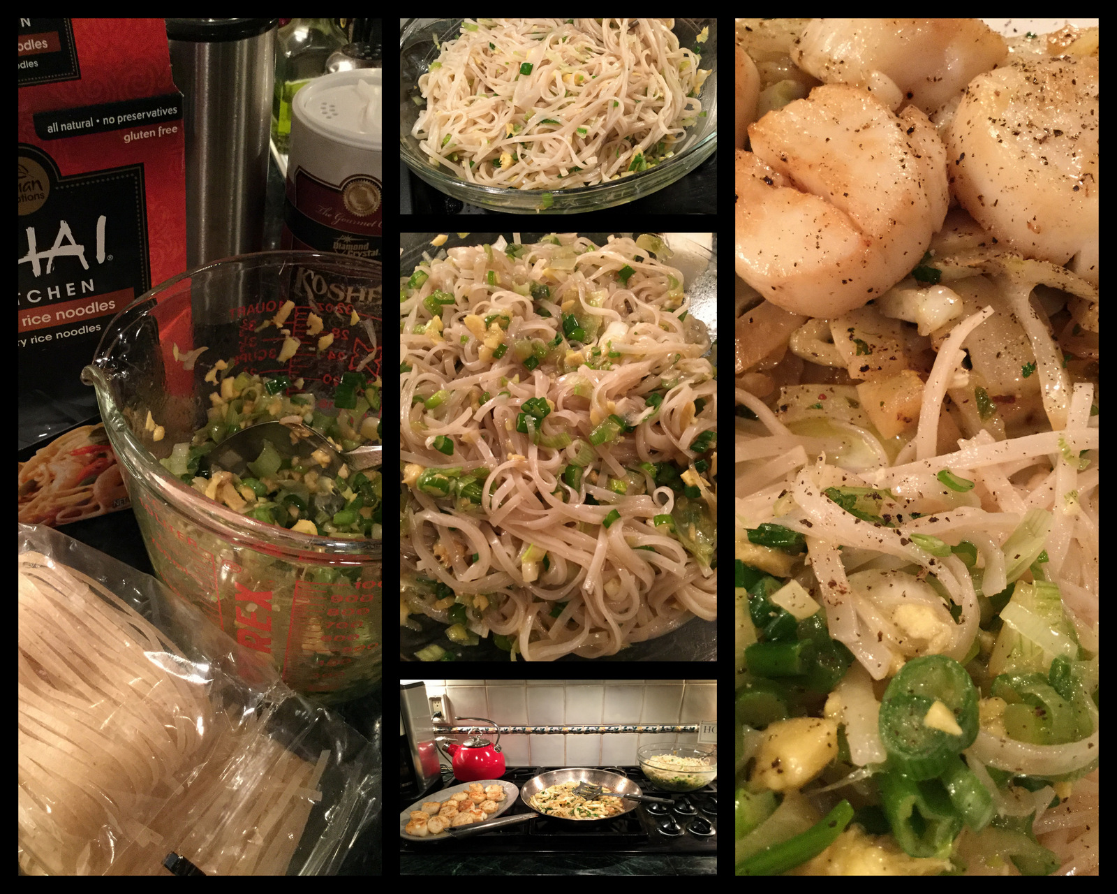 THE VILLAGE VOICE 'SIMPLE ONE PLATE SUPPER' SCALLOPS with FENNEL GRENOBLOISE & GINGER