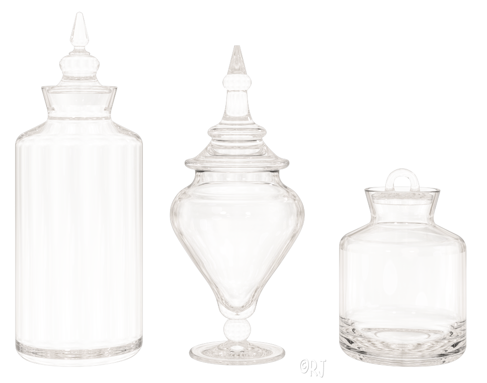 RJs Bits Bobs Props & Pieces Apothecary Jars and Mini Garden Jars