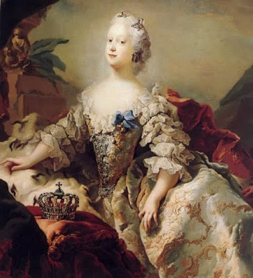 Queen Louise of Denmark in her Coronation Robes by Carl Gustaf Pilo, 1747