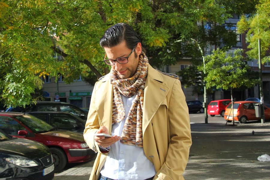 DIY Cómo tejer una bufanda de hombre para regalas estas Navidades