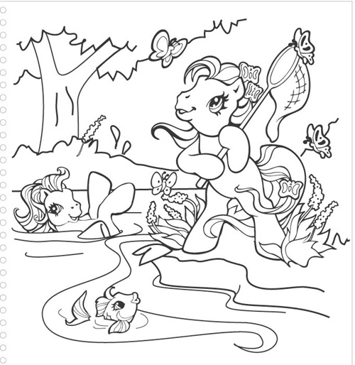 my little pony friendship is magic coloring page 2 my little title=