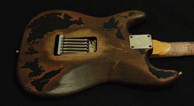Fender John Mayer Signature Black One Replica Relic Refinish Fender John Mayer Signature Black One Replica Relic Refinish