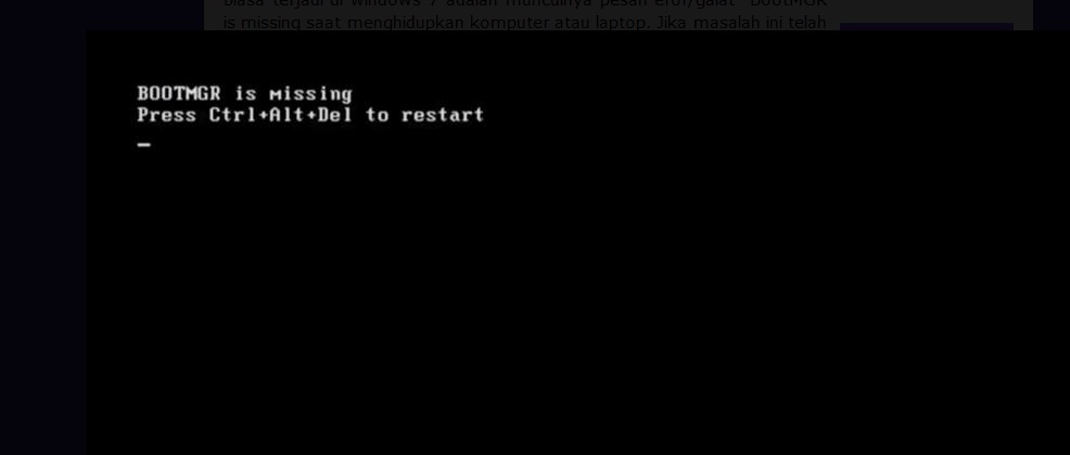 Bootmgr windows 7. Команда bootmgr. bootmgr. окно ctr alt del.
