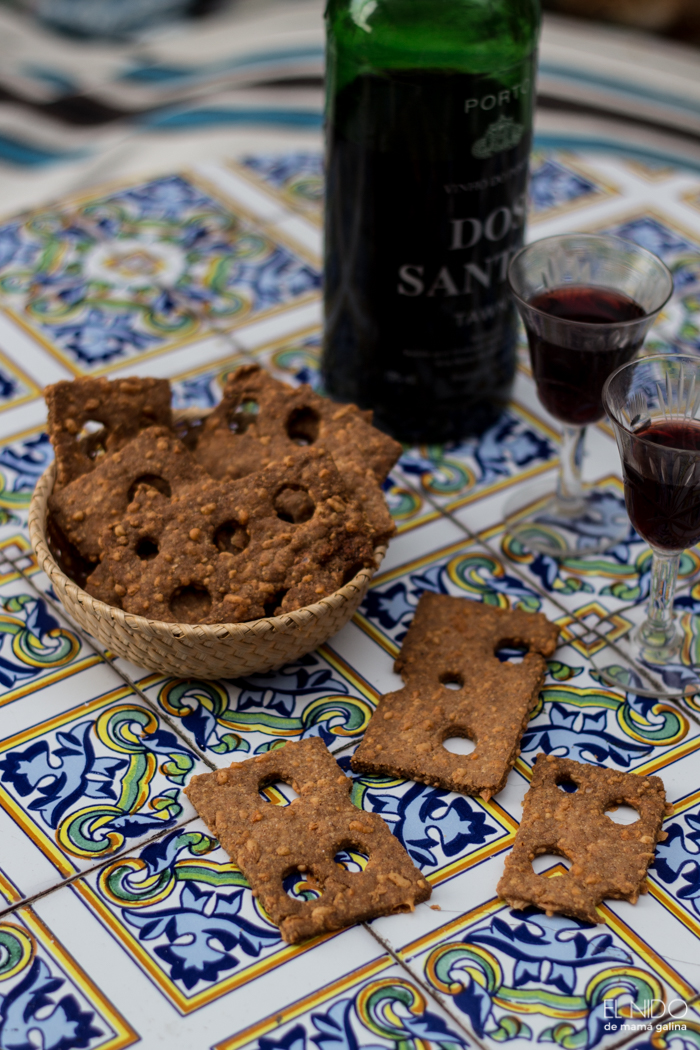 CRACKERS INTEGRALES DE QUESO / EL nido DE MAMÁ GALLINA