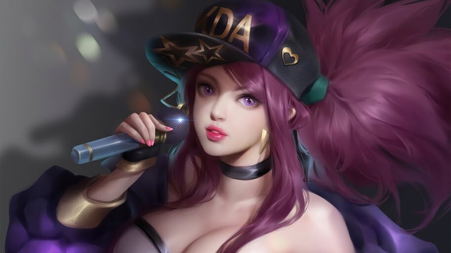 Akali, K/DA, LoL, Girl, 4K, #3.2126