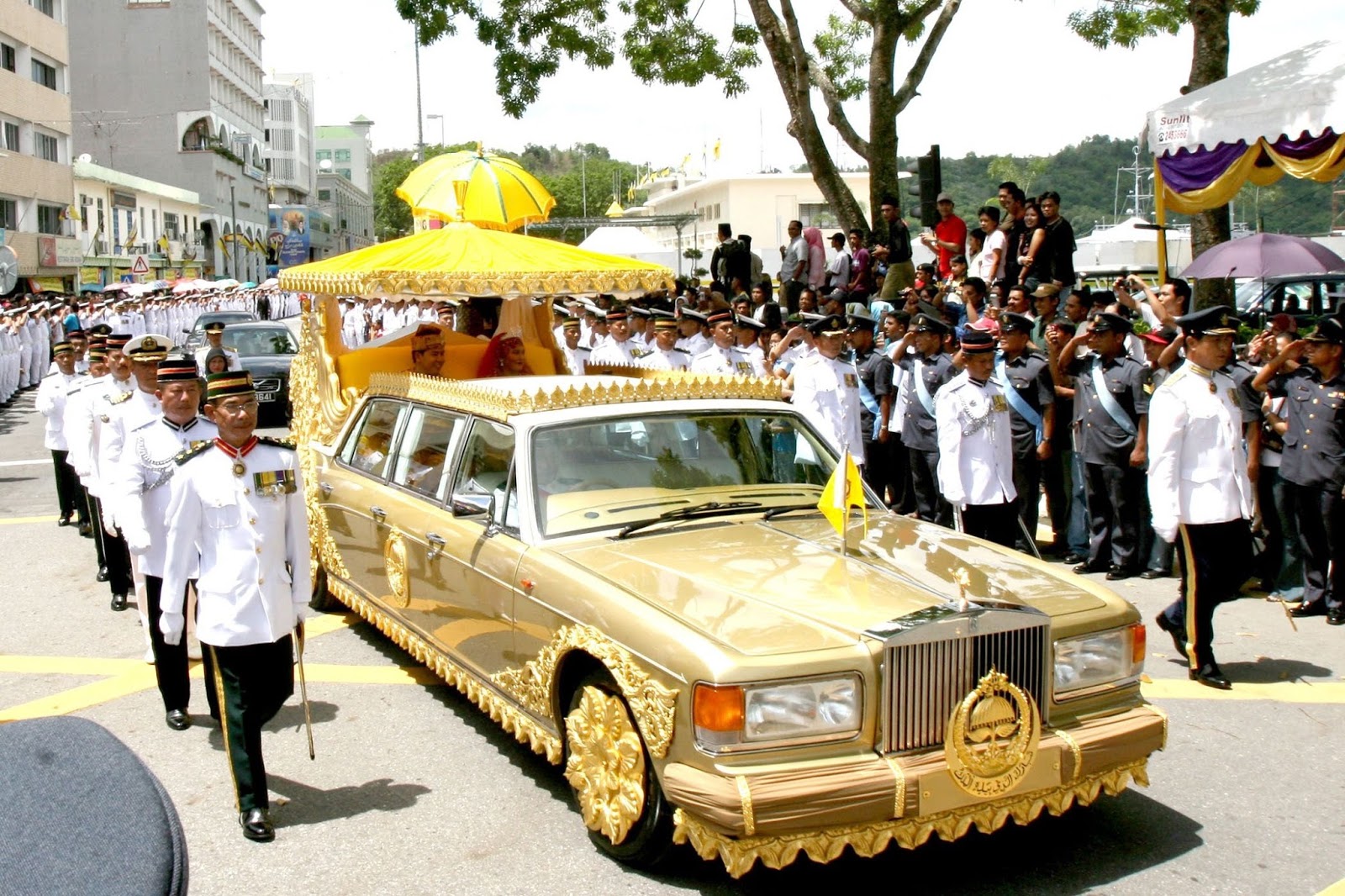 Just A Car Guy the wedding car of the Sultan of Brunei
