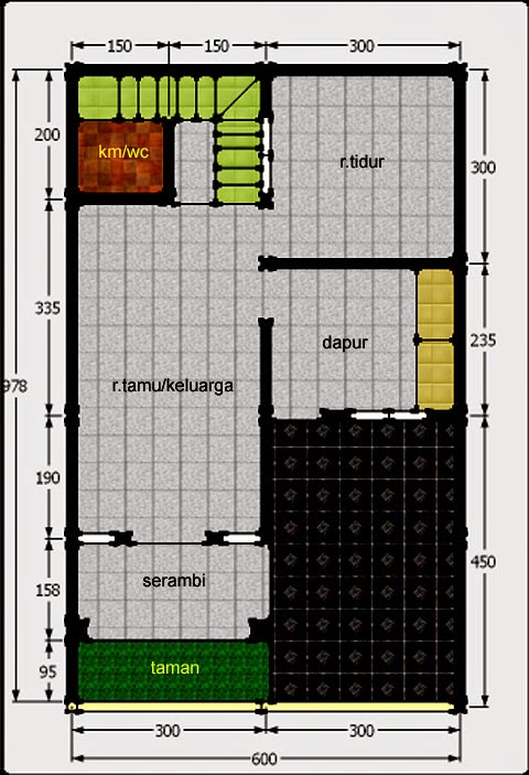 Desain Rumah Sederhana untuk Renovasi KPR Type 21 Standard Desain Rumah Sederhana untuk Renovasi KPR Type 21 Standard