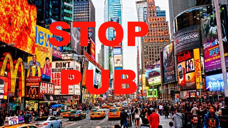 Pour que la publicité ne pollue plus notre espace
