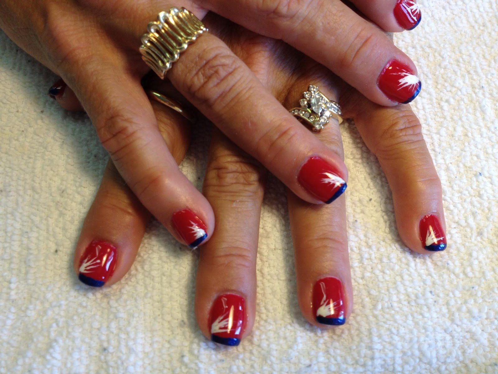 2. Chiefs Nail Designs - wide 5