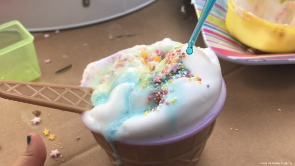 Learning and Exploring Through Play: Ice Cream Sensory Play