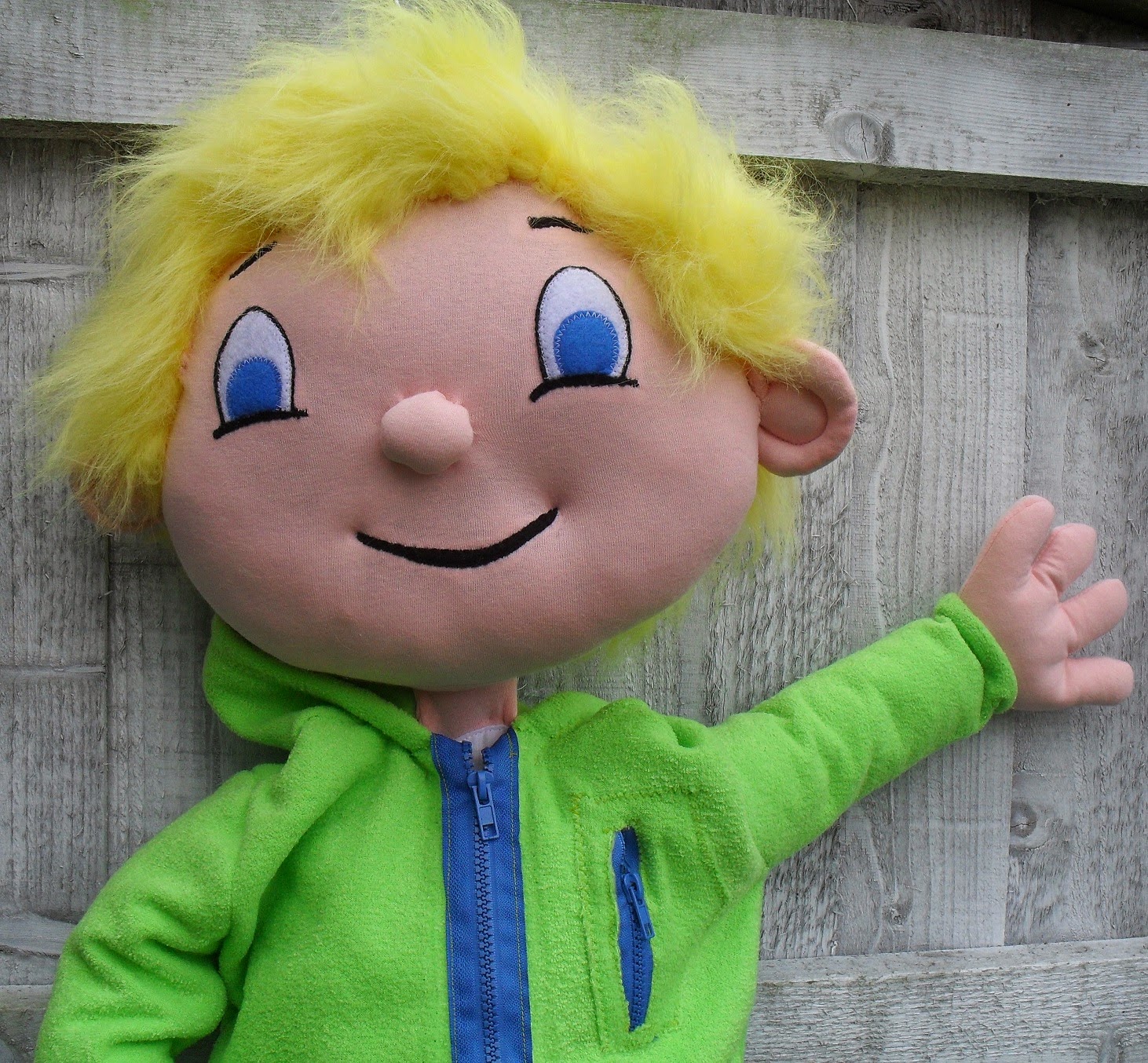 Custom Golf headcovers and puppets Pro puppet for a parent and toddler group Adventure Ben