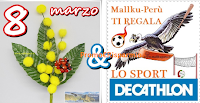 Mallku-Perù Speciale Festa della Donna: in omaggio card Decathlon Logo Mallku-Perù Speciale Festa della Donna: in omaggio card Decathlon